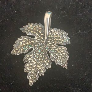 Sterling leaf marcasite enhancer